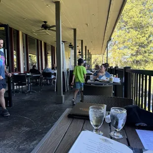 Love the outdoor seating area