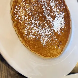 pancakes and eggs