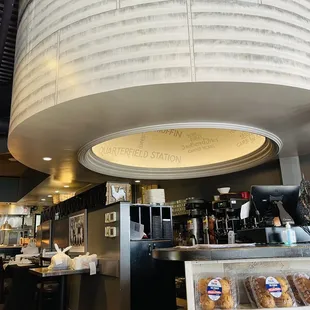 Inside of the restaurant