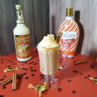 a pumpkin spiced latte