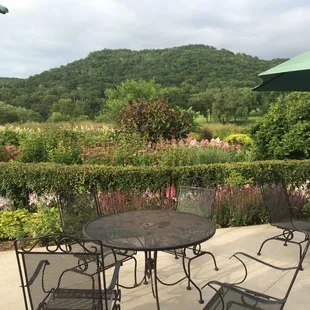The Grill sits on The Bridges Golf Course nestled in the Winona Valley. This is the view from the dining area as well as patio.