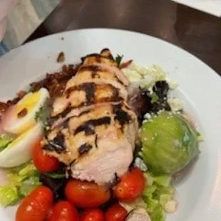 Cobb salad with grilled chicken