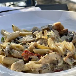 a pasta dish