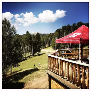 the view from the deck