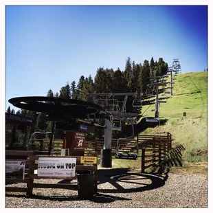 a ski lift