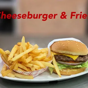 Cheeseburger &amp; Fries