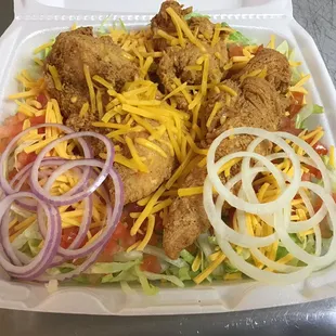 Fried Chicken Salad
