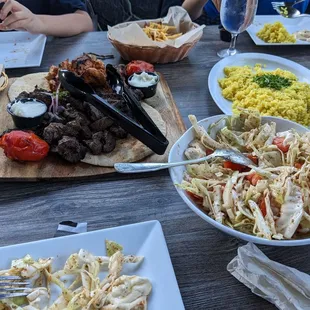 Family meal for four