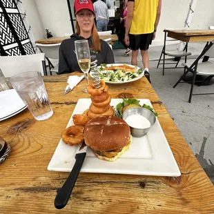 BBQ bacon burger