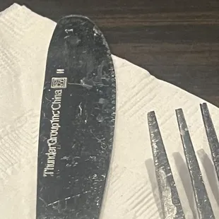 The silverware needs an upgrade