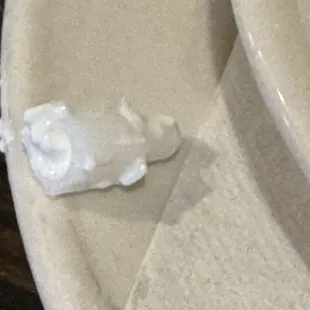 Hard plastic in cottage cheese