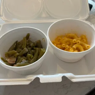 Sides less than half full