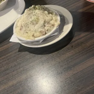 The mashed potatoes were decent