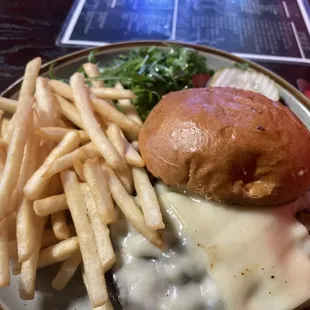 Swiss &amp; Shroom Burger