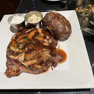Ribeye Baked potato