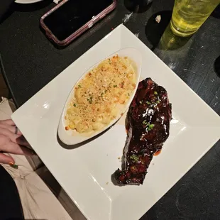 NY Strip and Mac n Cheese
