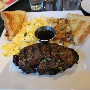 Brunch: Steak and eggs