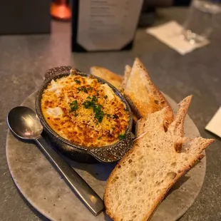 Three Cheese Crab Fondue