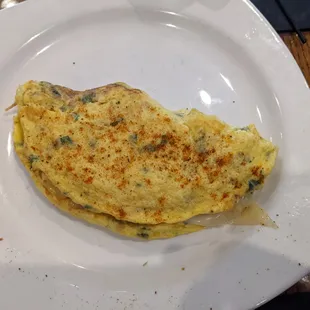 Omelet at brunchtime