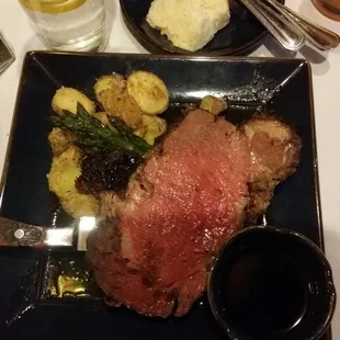 Chipotle rubbed prime rib