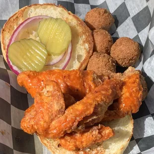 Buffalo chicken sandwich