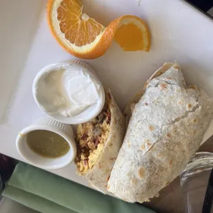 Burritos for breakfast