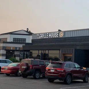 cars parked in a parking lot