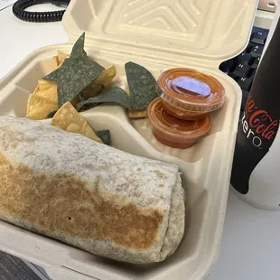 Chicken Burrito Meal