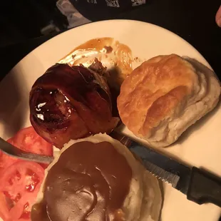 Bacon glazed meatloaf