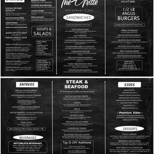 Our Menu
