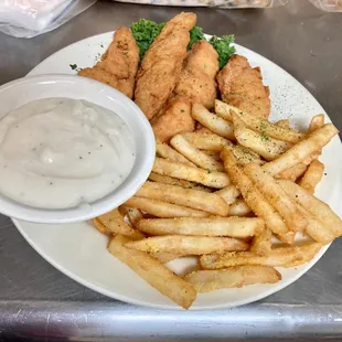 Chicken tenders &amp; fries