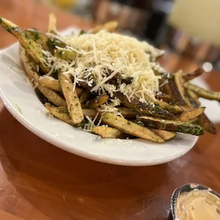 Parmesan &amp; Chimichurri Fries with Chipotle Aioli
