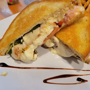 Brushetta grilled cheese