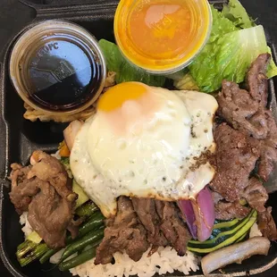 Bulgogi beef bento Plate