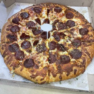 Large Pepperoni or Cheese Pizza