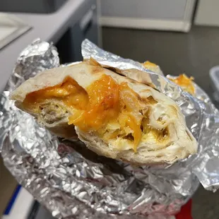 Jalapeno Popper Burrito