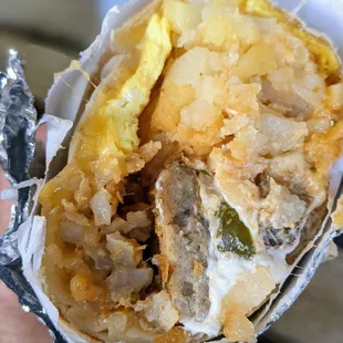 Jalapeno Popper Burrito