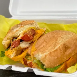 Hot Link Sandwich