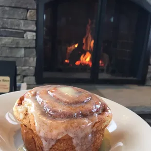 The ooey gooey cinnamon roll!