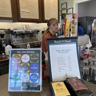 You can order meats &amp; cheese by the pound