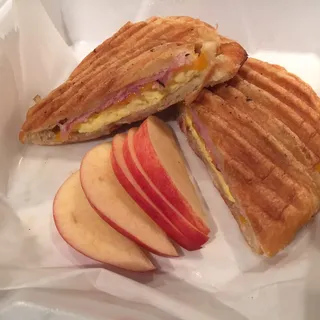 Ham, Egg and Cheese Panini