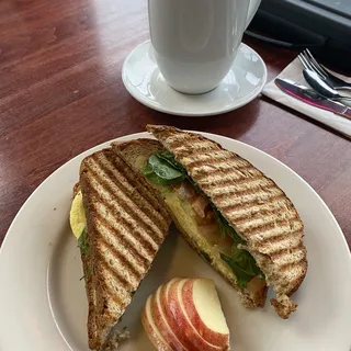 Veggie, Egg and Cheese Panini