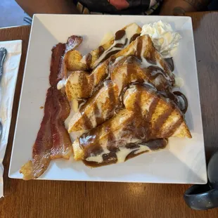 Cinnamon French toast for weekend special