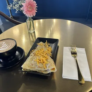 Everything crepe and mocha