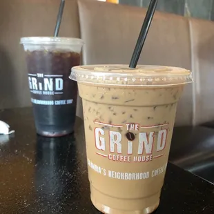 Cold brew and iced Latte
