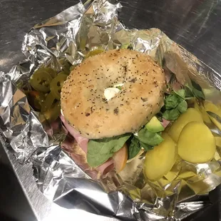 Bagel sandwich