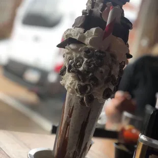 Special Milkshake with Oreos, cookies and cream, and a Klondike bar!!!