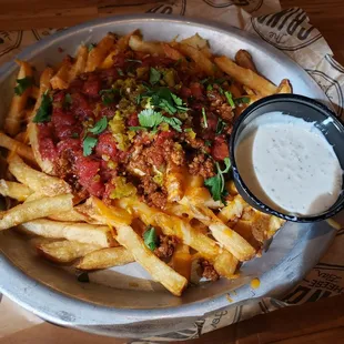 This is their over the boat frachos, French fries+nachos= deliciousness