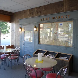 The outside half of the place