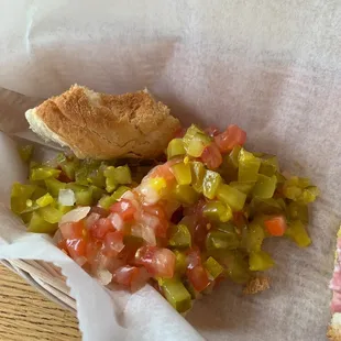 The stuff they put in the sub.